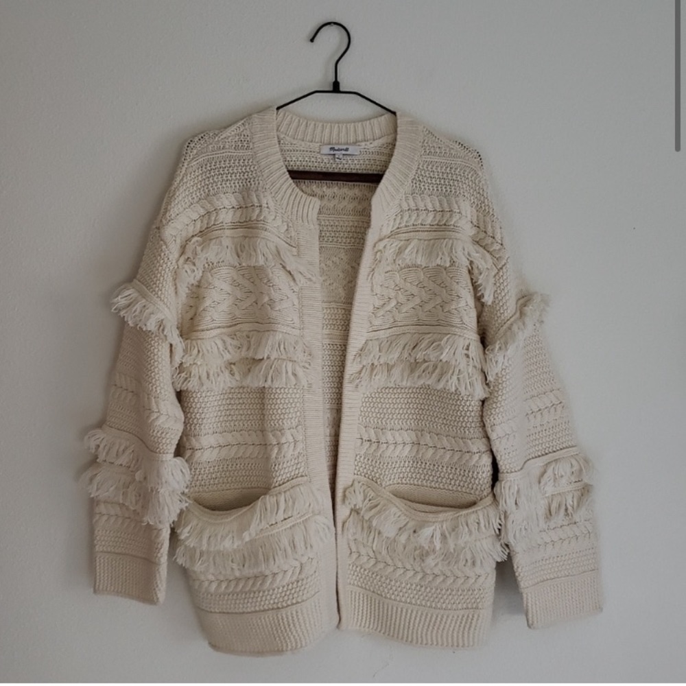 Madewell Desert Valley Fringe Cardigan